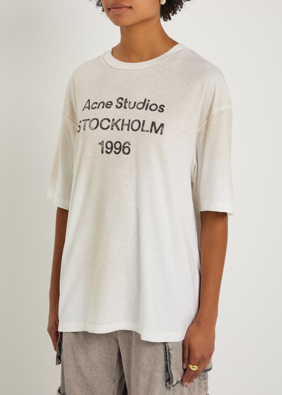 Acne Studios Logo-printed Cotton-blend T-shirt - 2