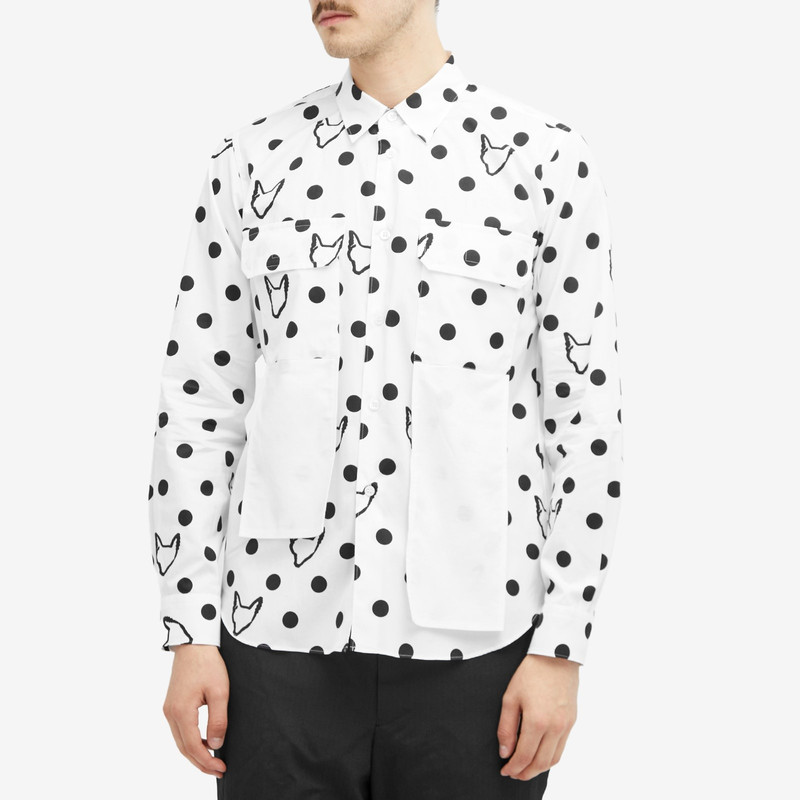 BLACK COMME des GARÇONS Comme des Garçons Black Filip Pagwski Print Shirt outlook