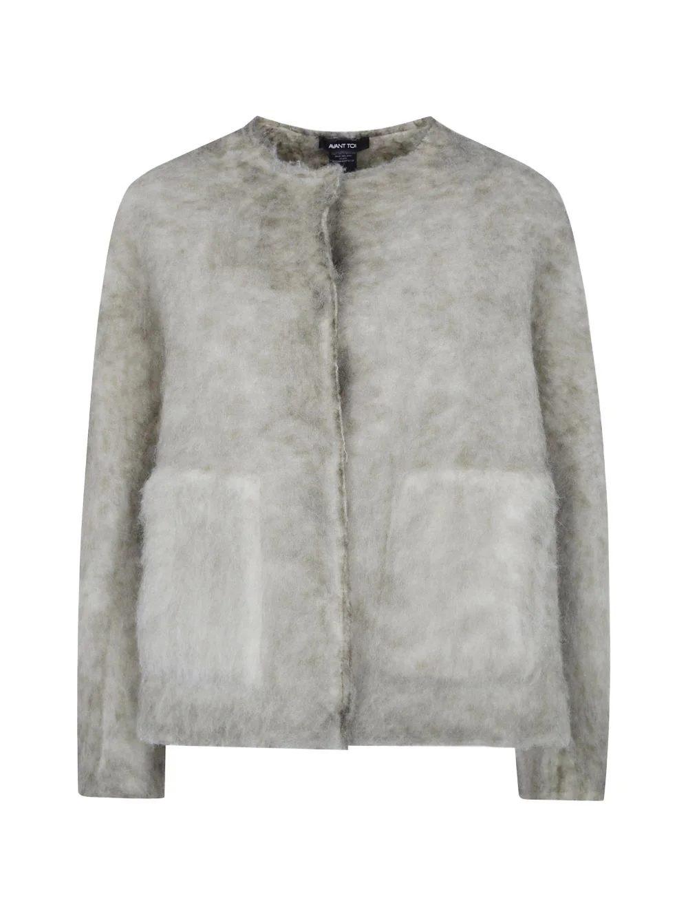 alpaca oversized jacket - 1