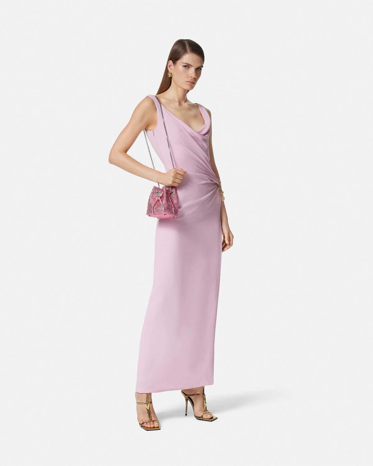Crystal La Medusa Mini Bucket Bag - 4