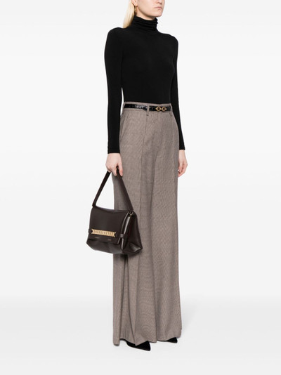 Victoria Beckham chain-embellished leather shoulder bag outlook