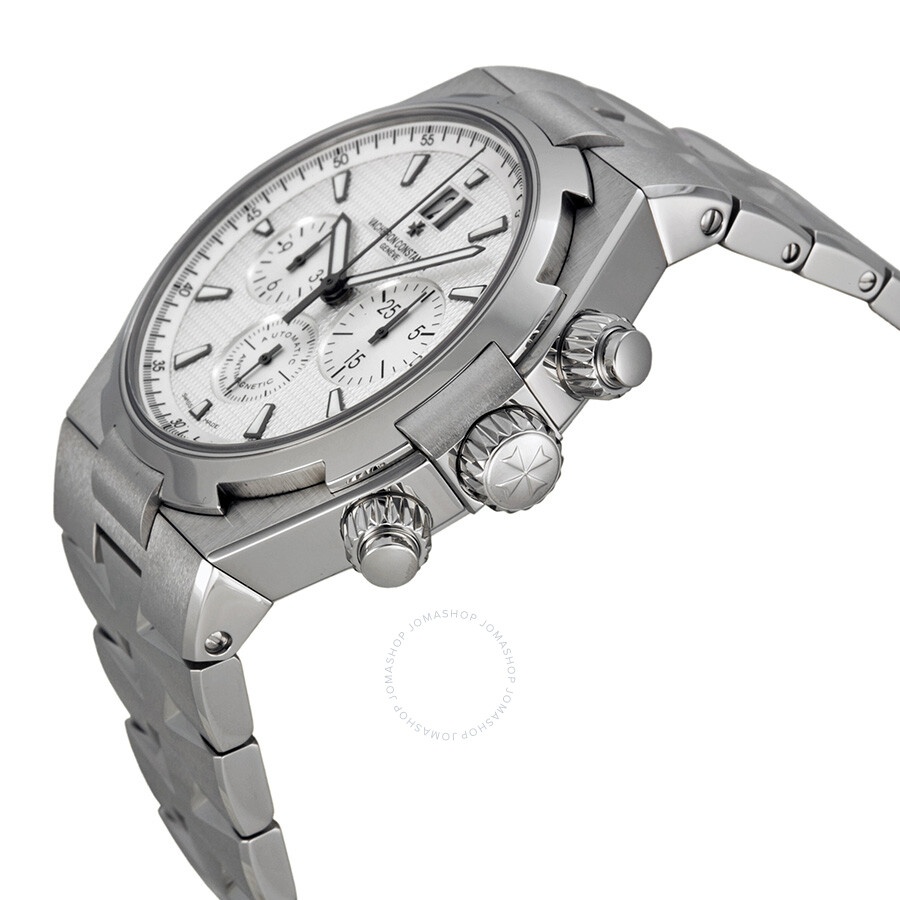Pre-owned Vacheron Constantin Overseas Chronograph Silver Dial Men's Watch 49150/B01A-9095 - 2