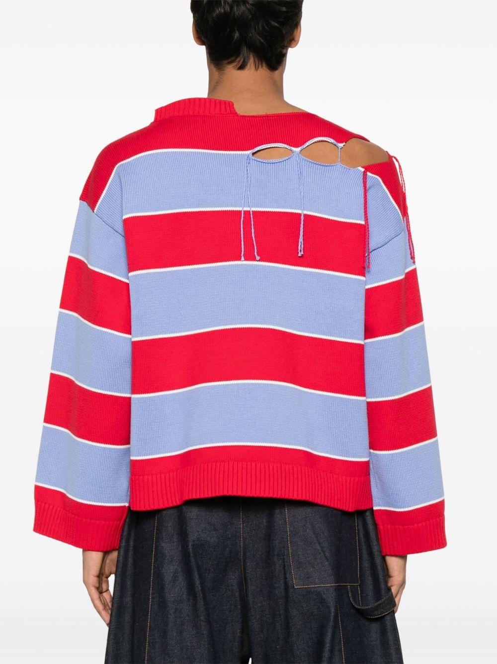 Slash Stripe sweater - 4