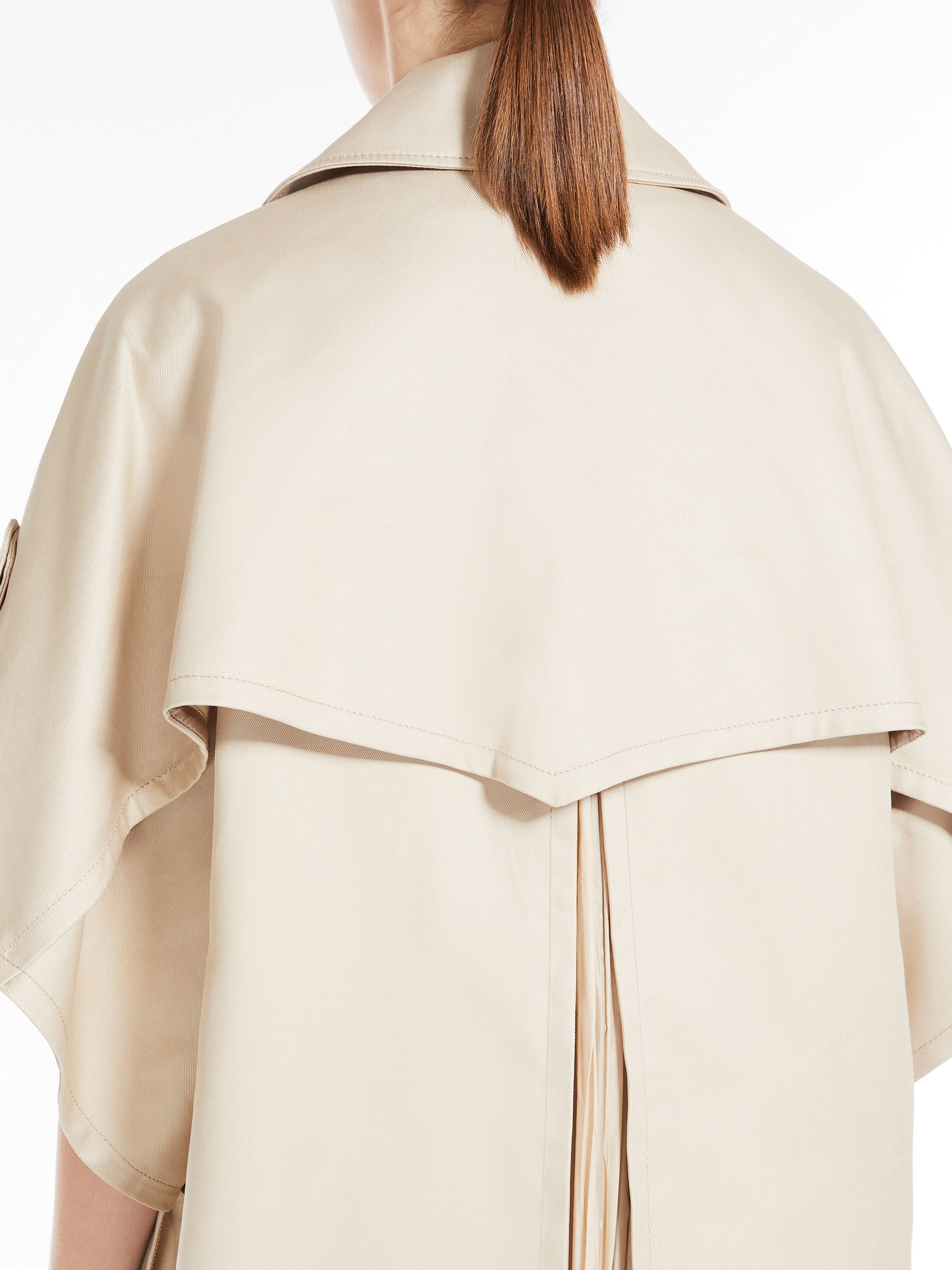 FRED Water-repellent gabardine cape - 6