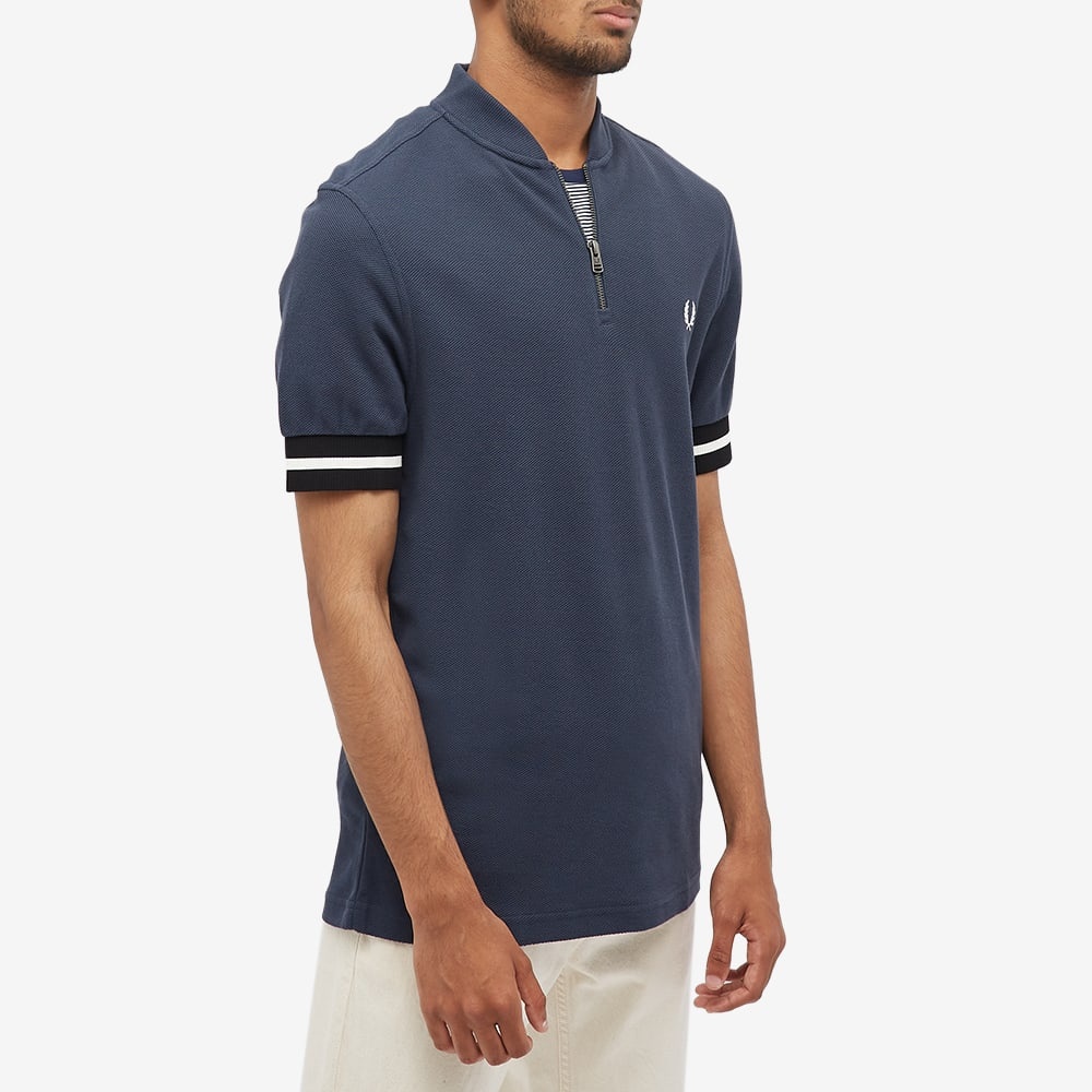 Fred Perry Zip Neck Polo - 3