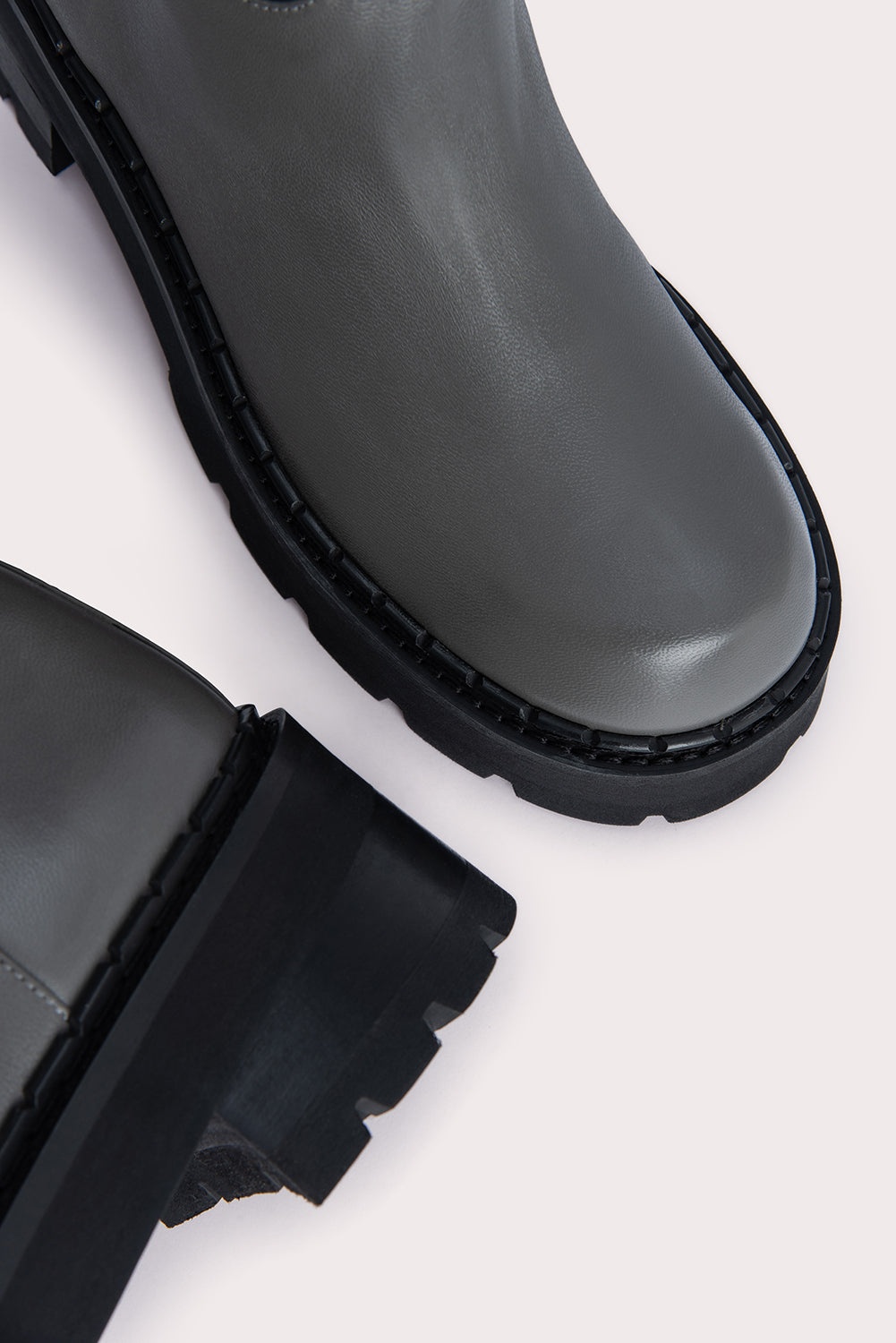 Russel Cement Nappa Leather - 5