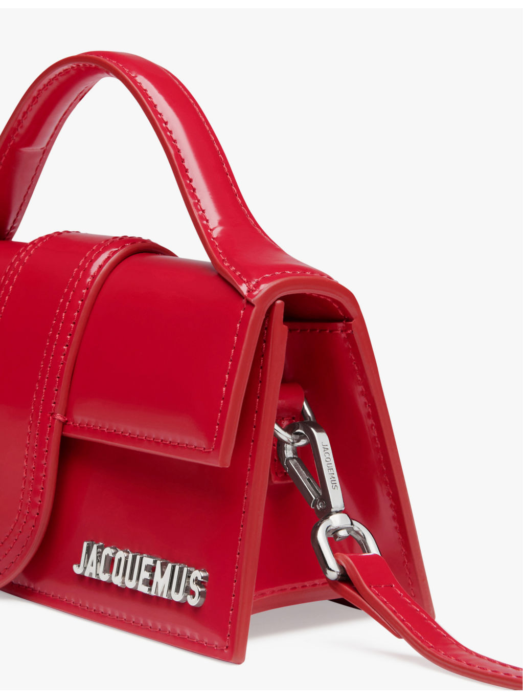 Le Bambino patent-leather top-handle bag - 3