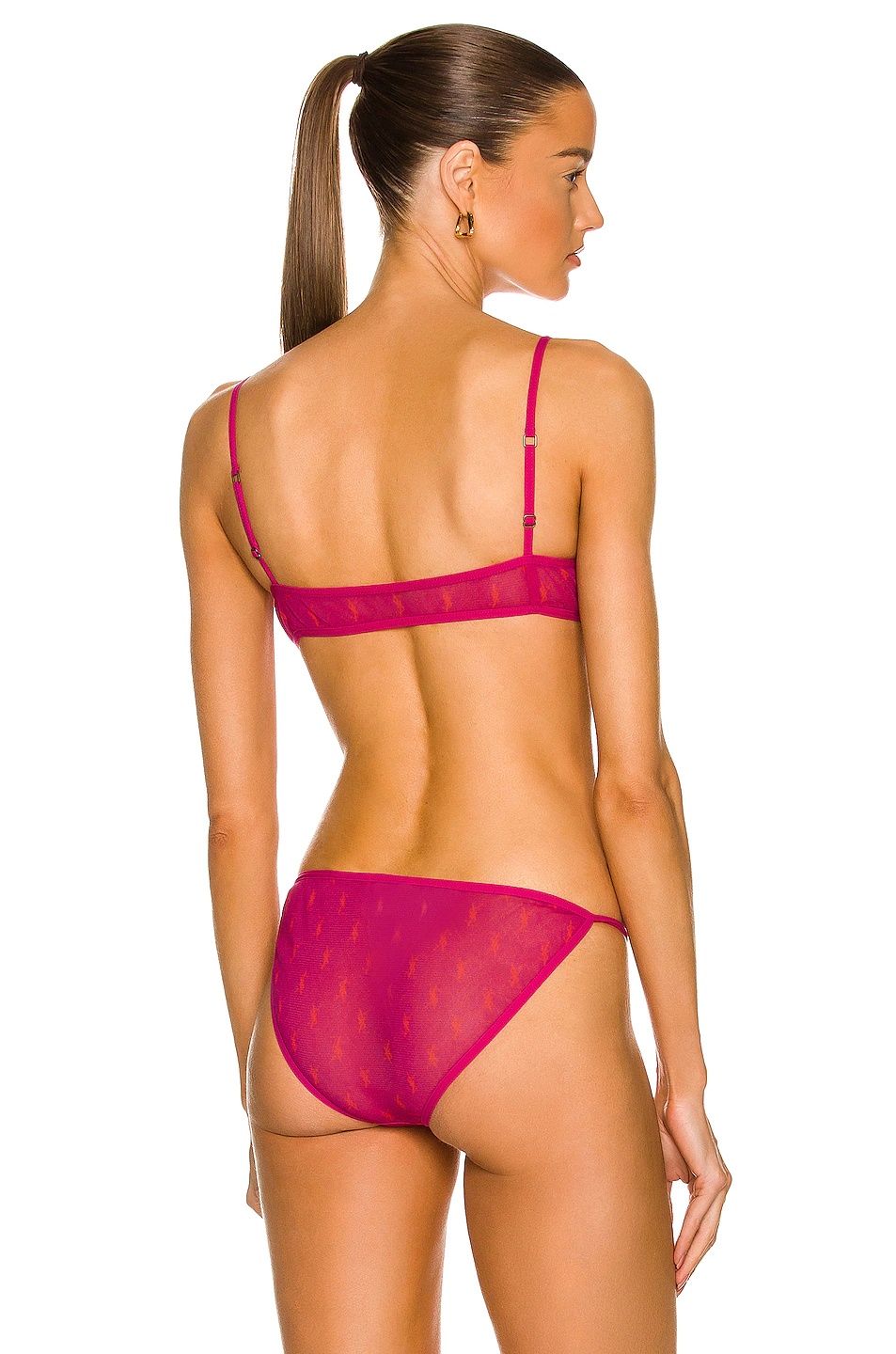 All Over Logo Triangle Bra - 3