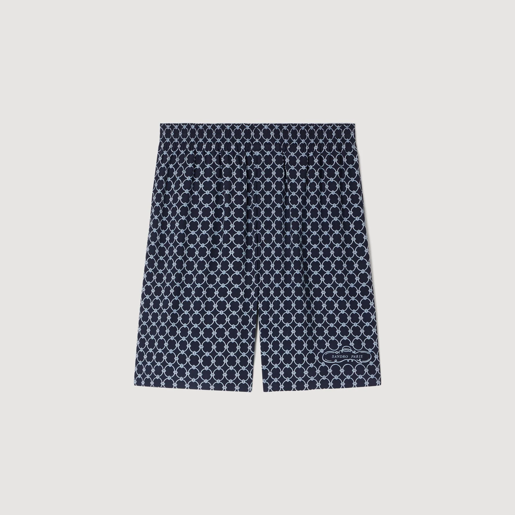 LINK PRINT FLOWY SHORTS - 1