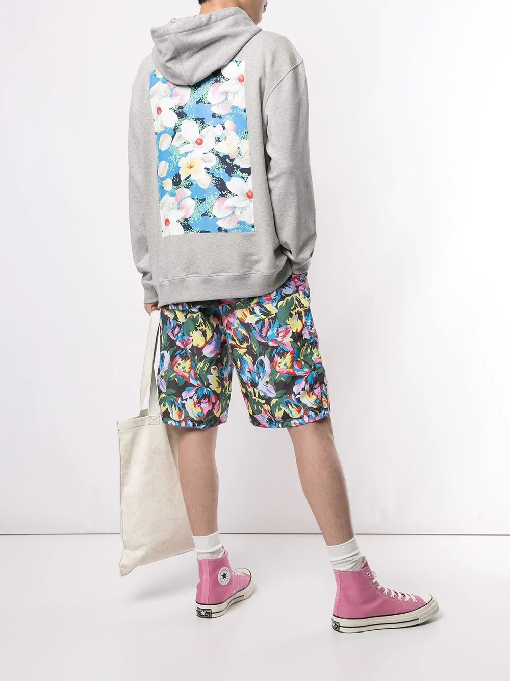 x Vans floral-print hoodie - 2