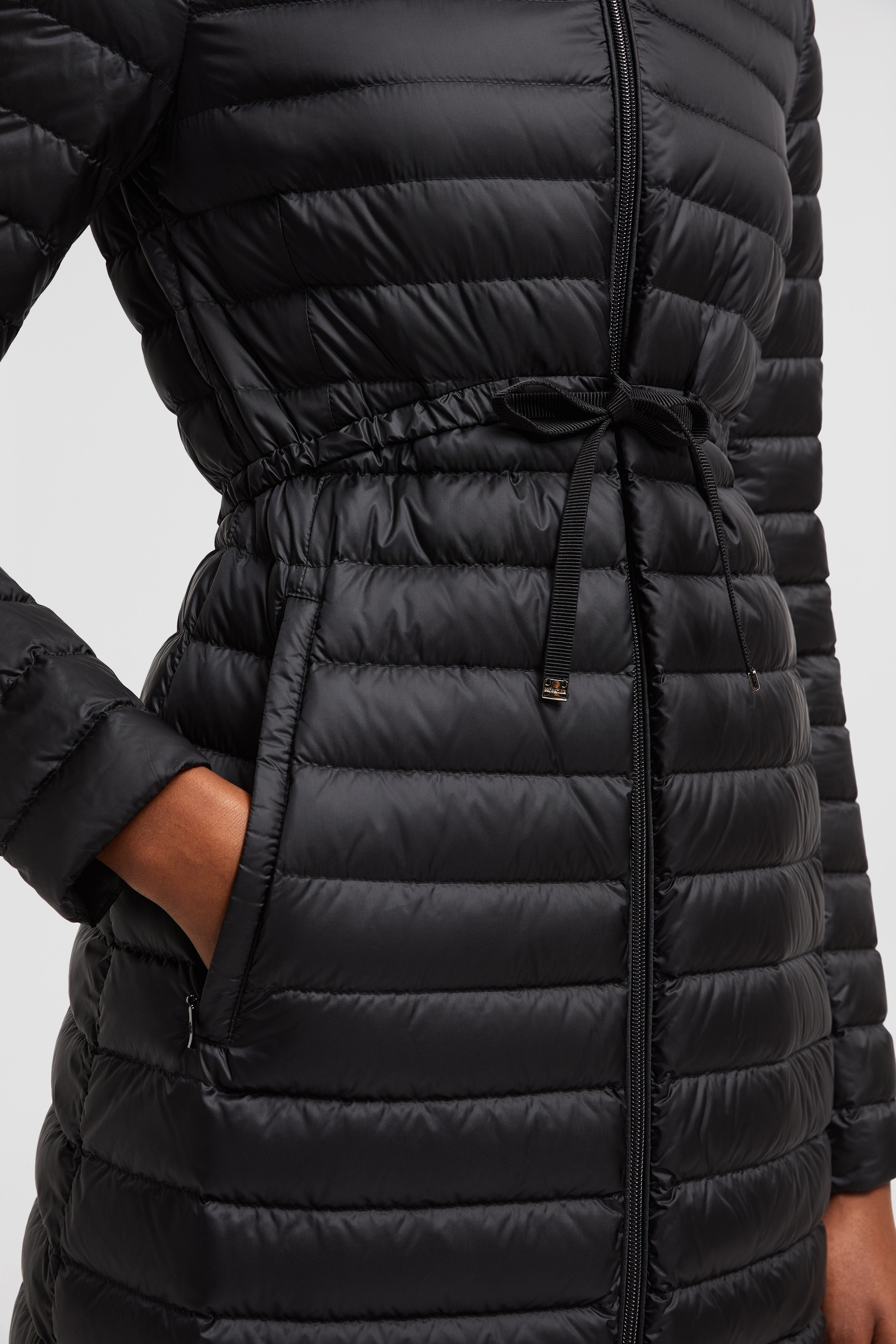 Barbel Hooded Fit & Flare Long Down Jacket - 6