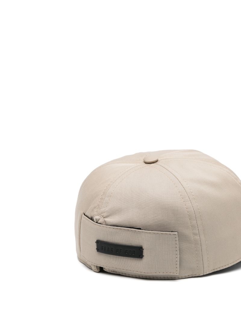 embossed-logo cotton cap - 2