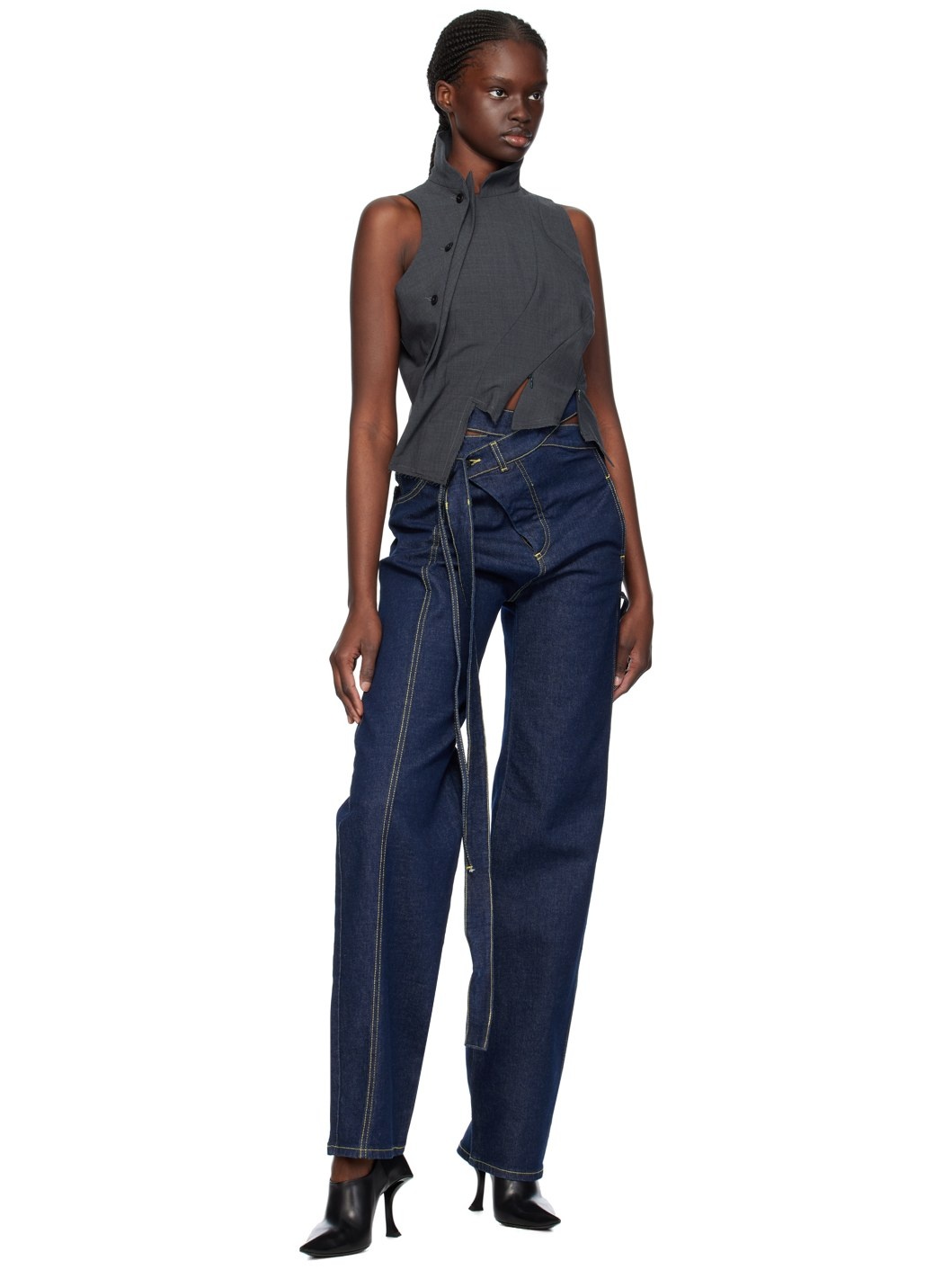 OTTOLINGER SSENSE Exclusive Blue Jeans | REVERSIBLE