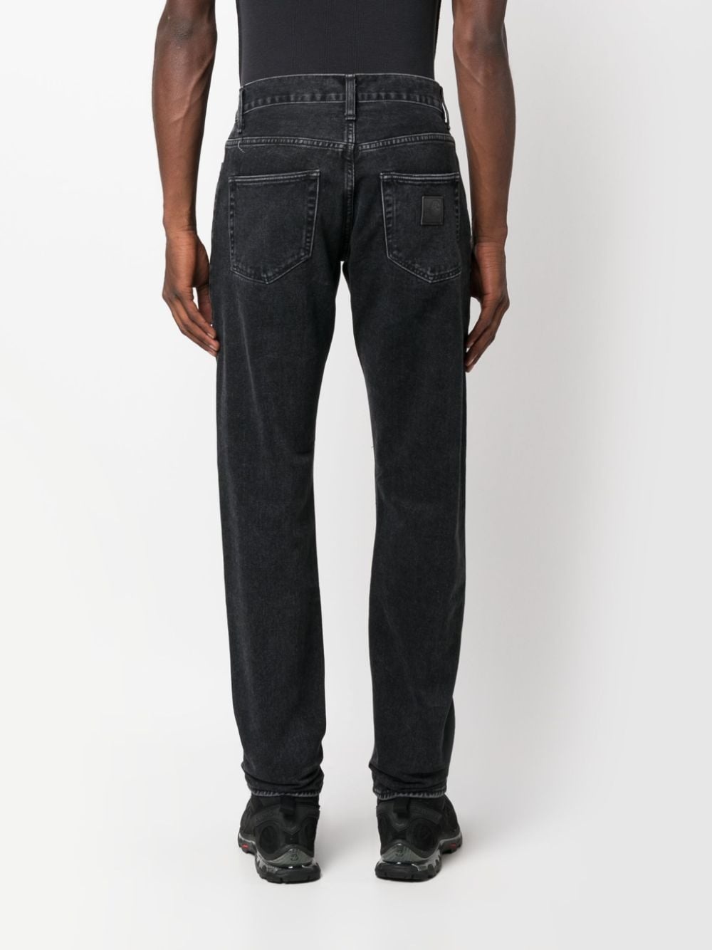mid-rise straight-leg jeans - 4
