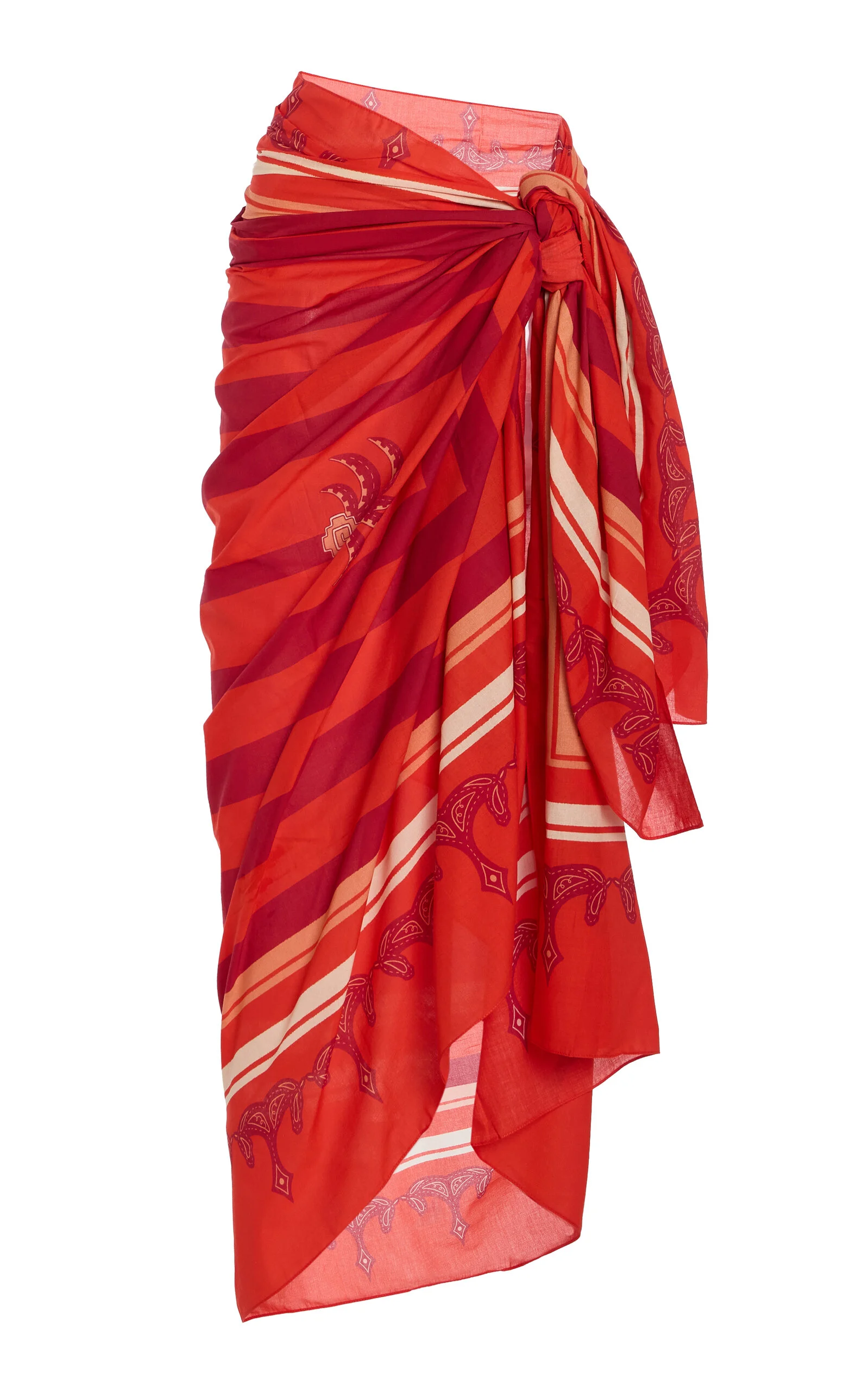 Cotton Pareo red - 1