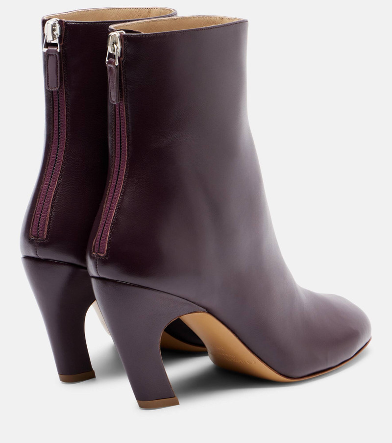 LE MONDE BÉRYL Mica 80 leather ankle boots outlook