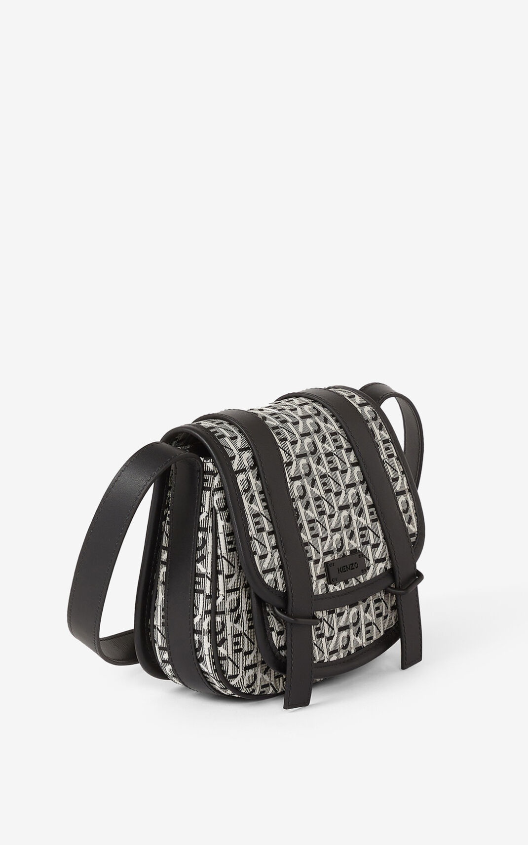 Small jacquard Courier messenger bag - 5
