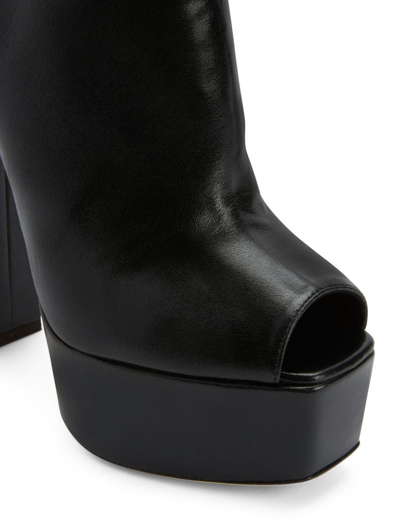 Judith 120mm peep-toe boots 4