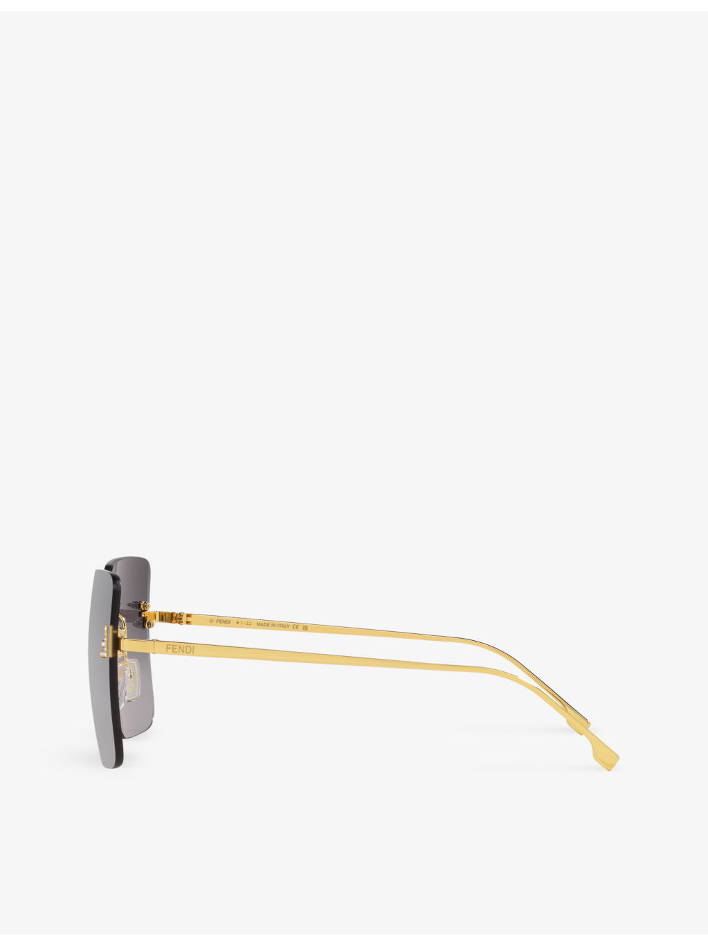 FE4082US square-frame metal sunglasses - 4