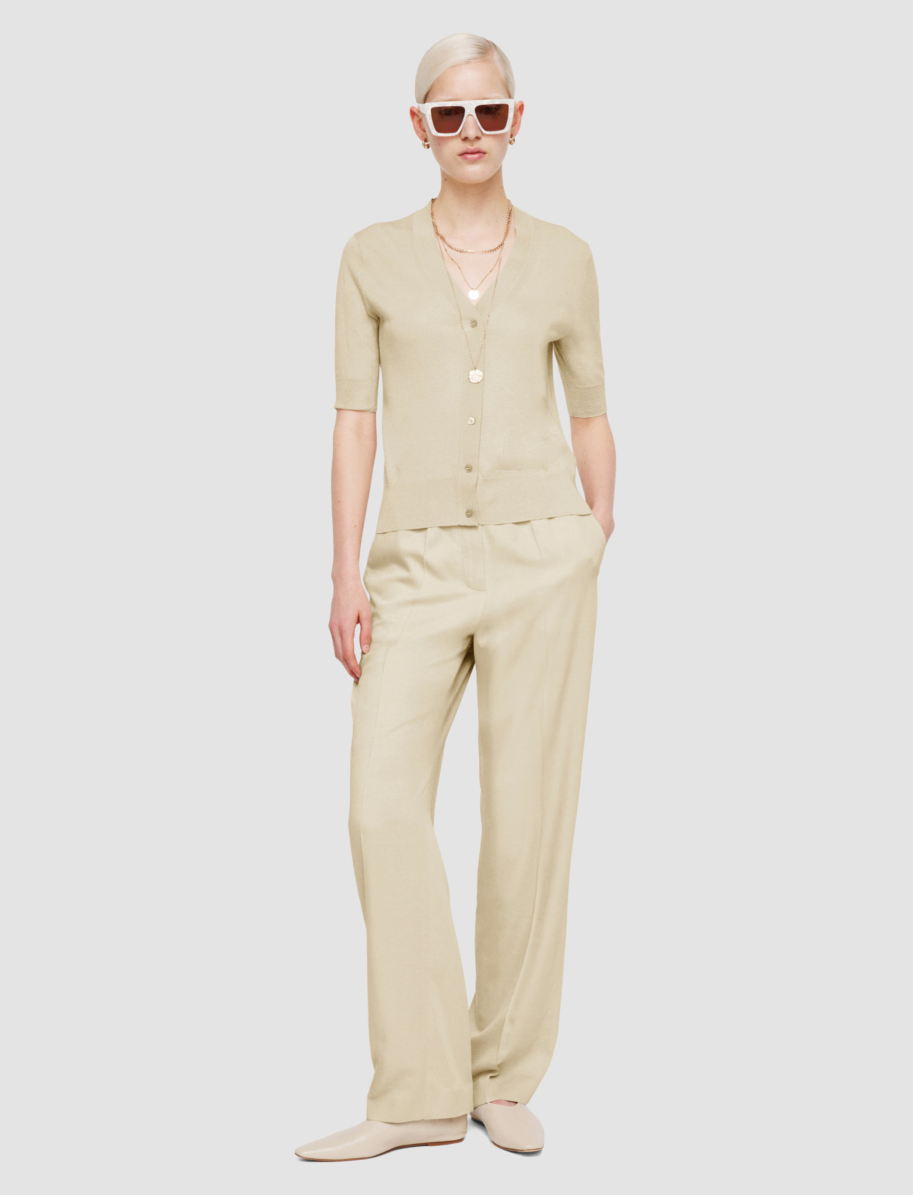 Superfine Cotton Silk Cardigan - 2