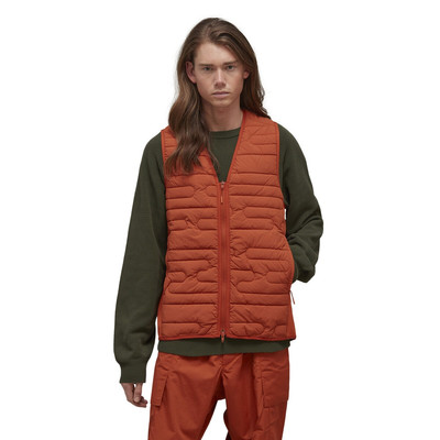 Y-3 Cloud Insulated Vest  in Fox red outlook