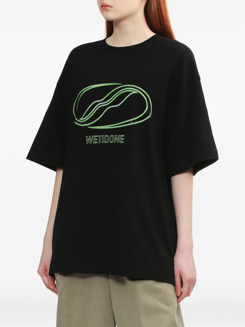 We11done Sporty Sheldon graphic-print T-shirt outlook