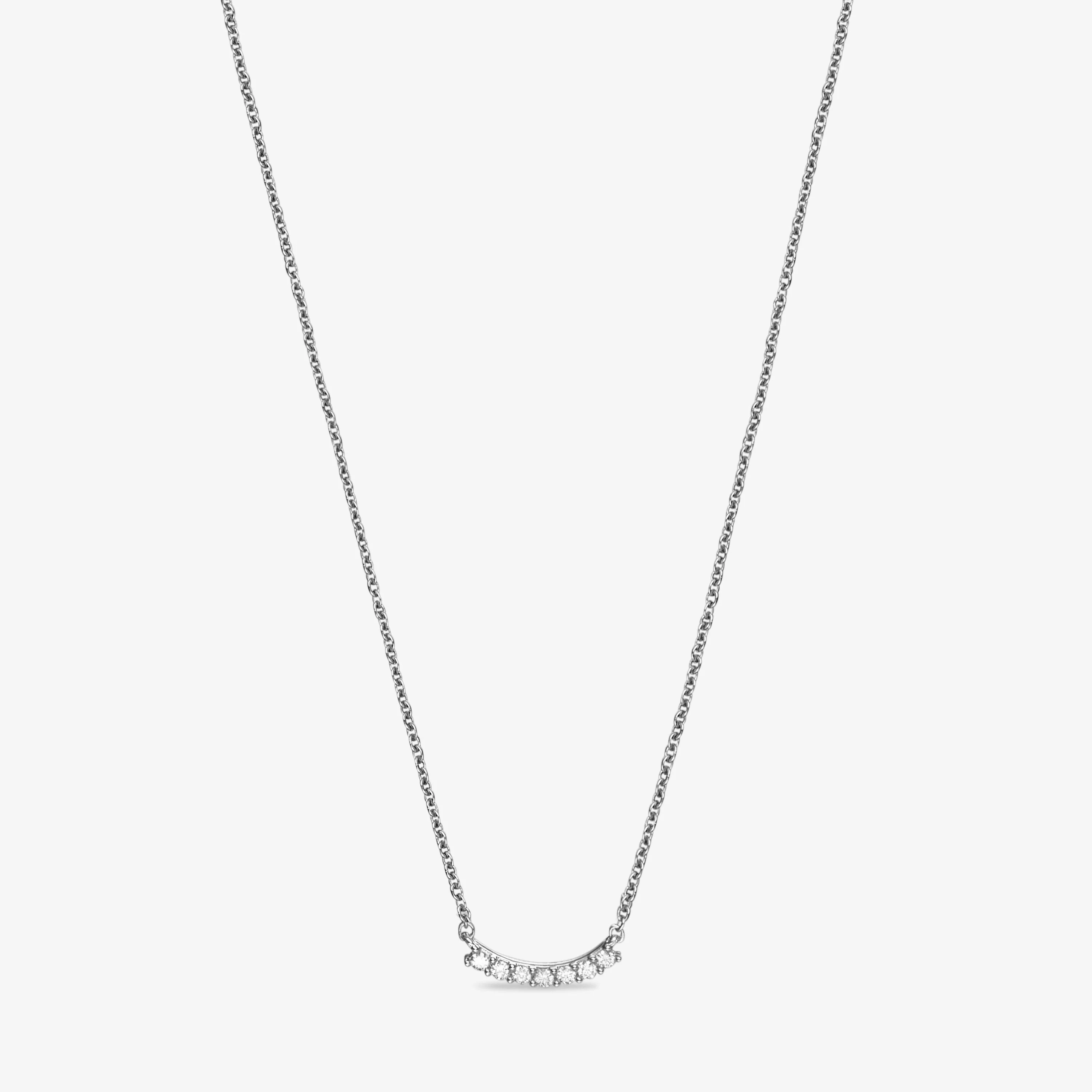 Les Classiques Necklace in 18K white gold and Diamonds - 1