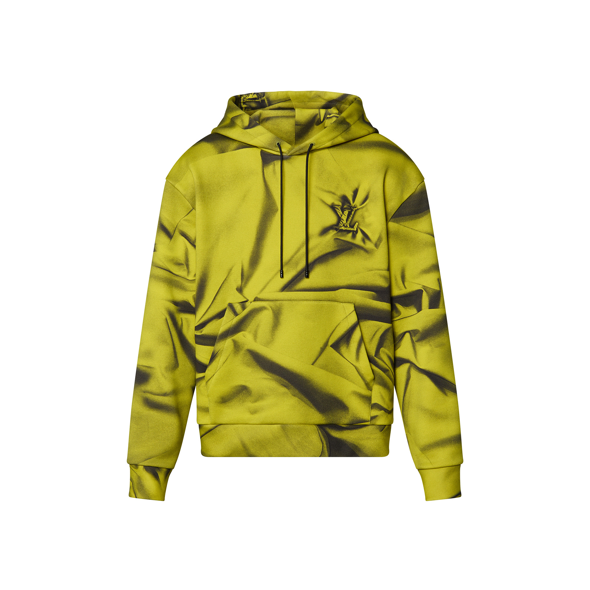 Printed Cotton-Blend Hoodie - 1
