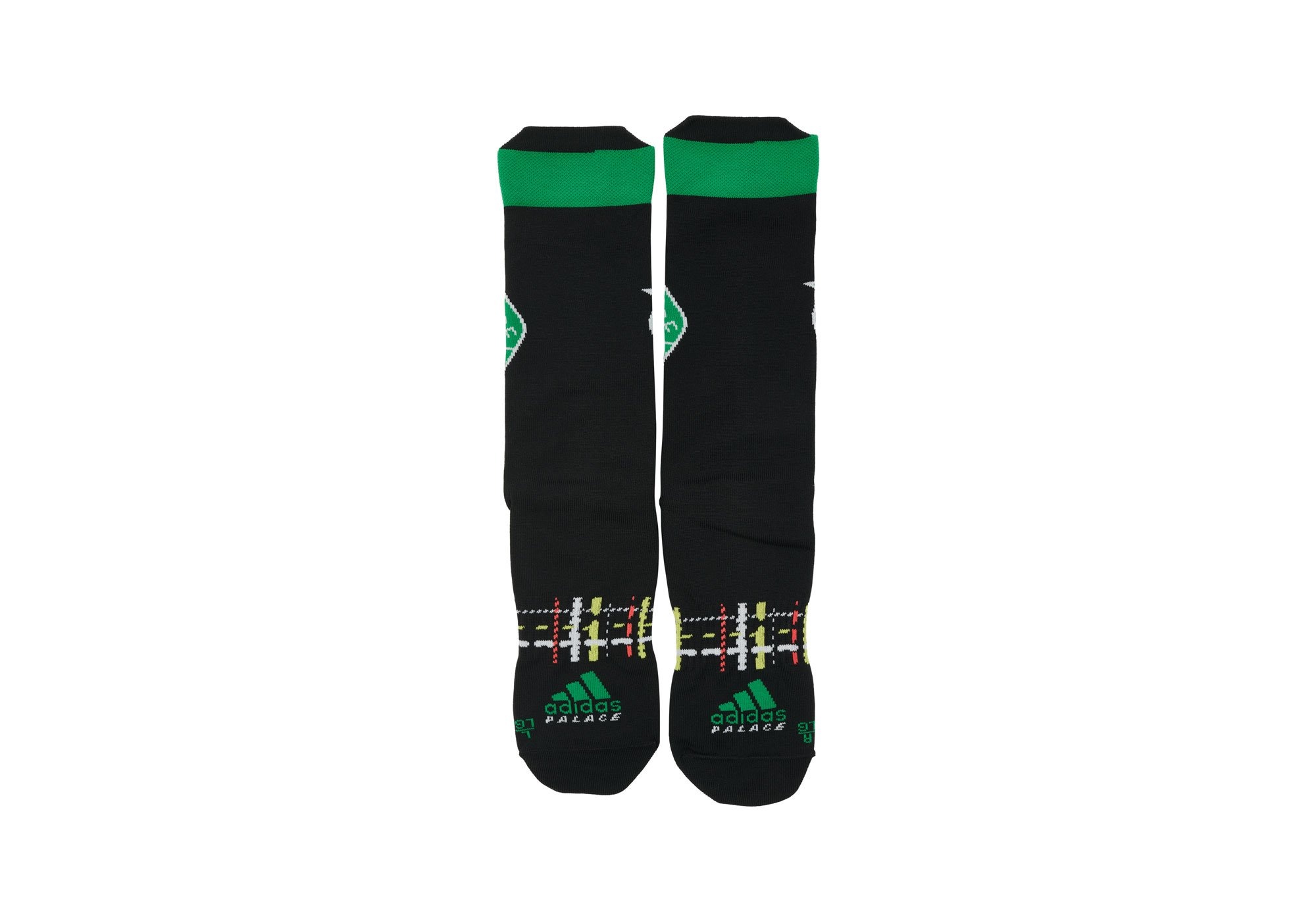 ADIDAS PALACE RUNNING SOCKS BLACK - 2