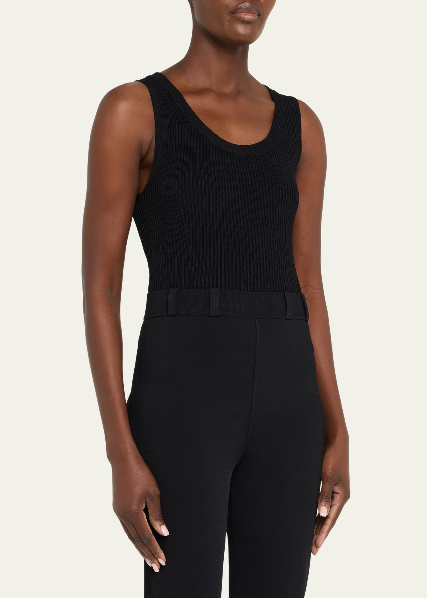 Sleeveless Tank Bodysuit - 4