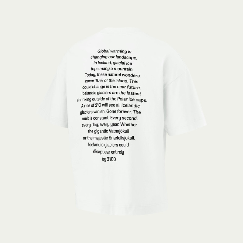 66°NORTH No Ice T-shirt made to raise awareness of glaciers vanishing in Iceland (Unisex) outlook