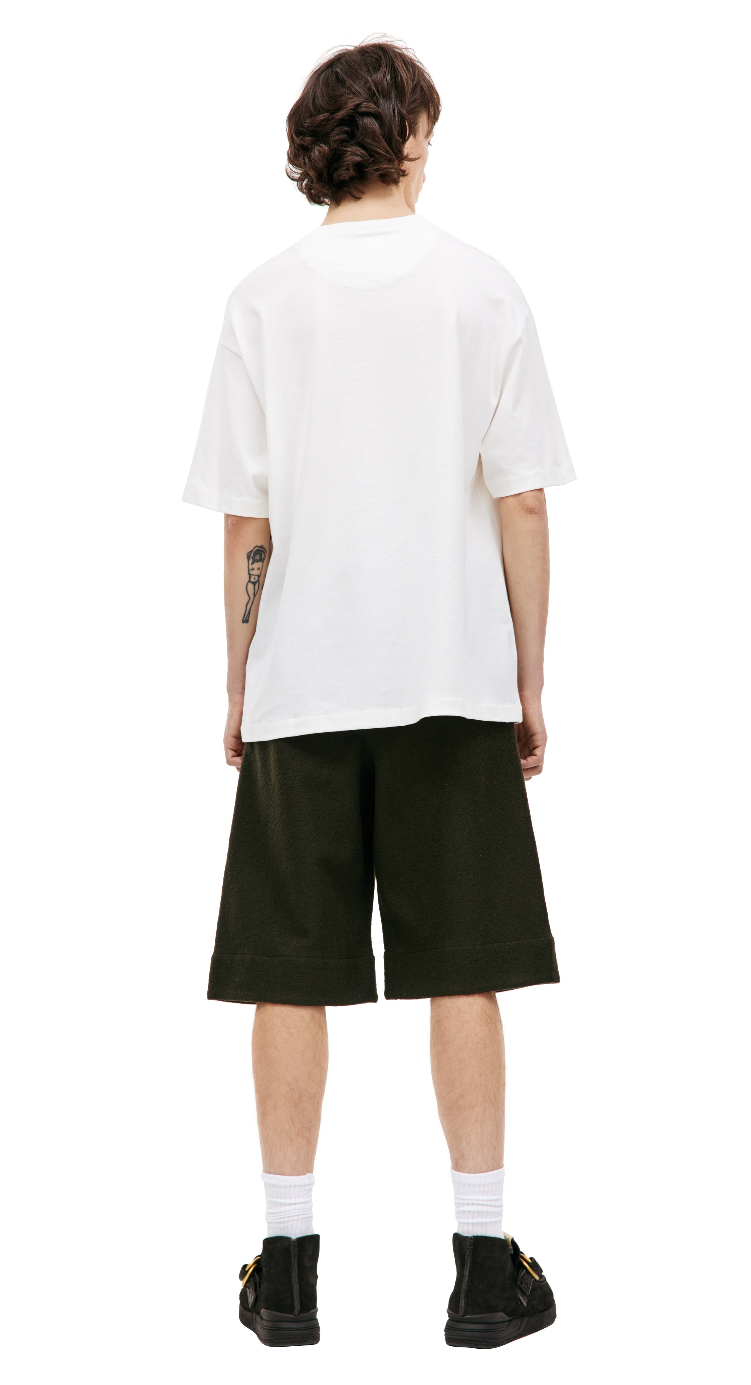 WHITE PRINTED T-SHIRT - 3