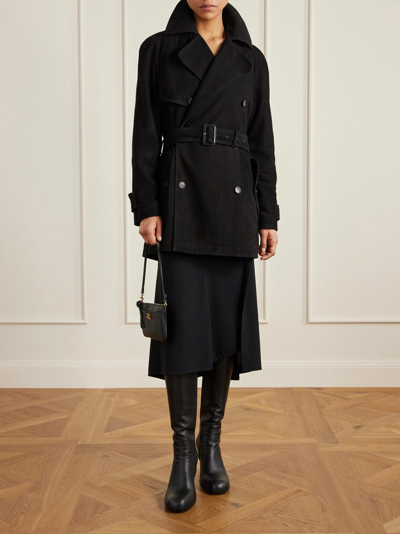 BALENCIAGA Rodeo Textured-leather Shoulder Bag outlook