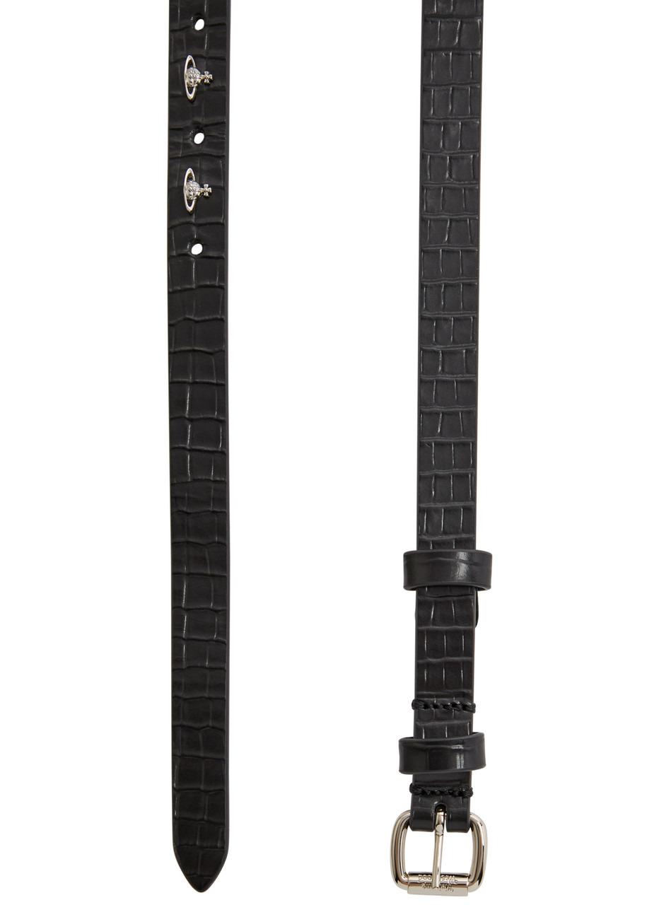 Vivienne Westwood Alex Orb Studs Leather Belt - 3