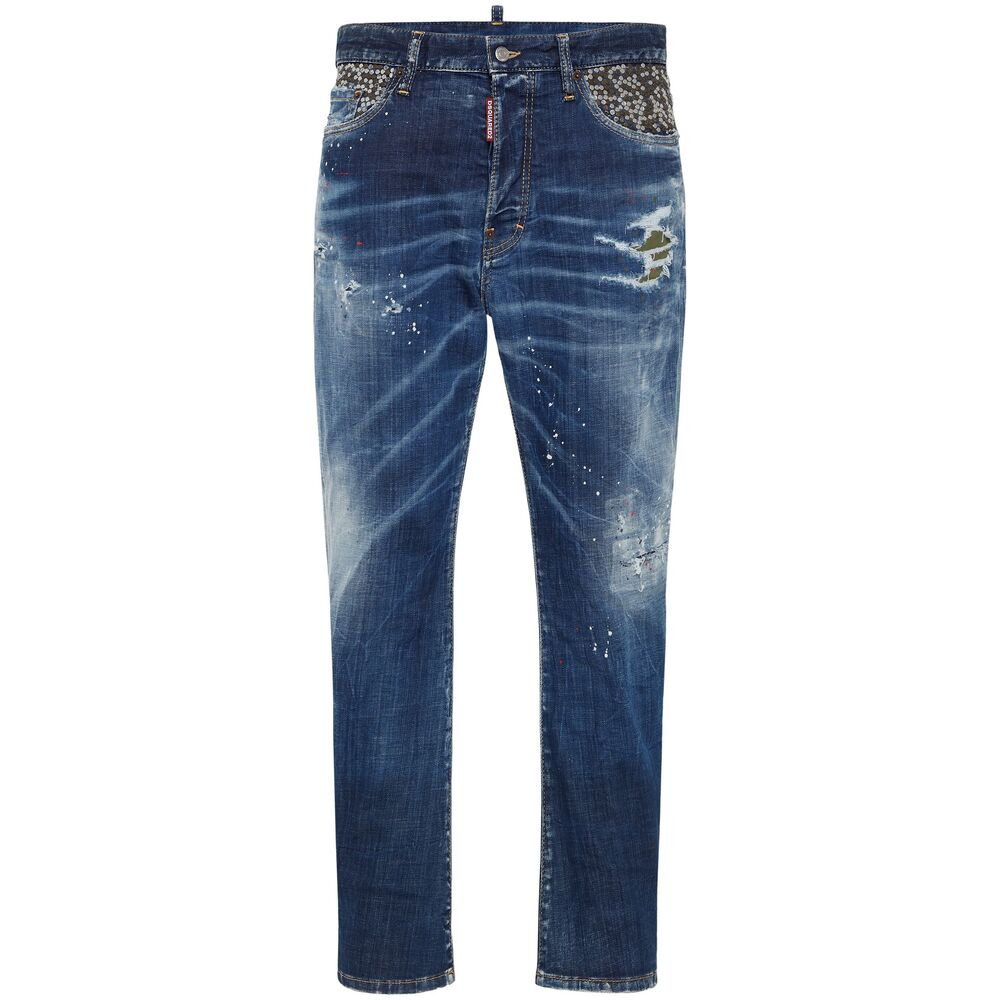 Dsquared2 Blue Denim - Regular & Straight-Leg Jeans Men - 1