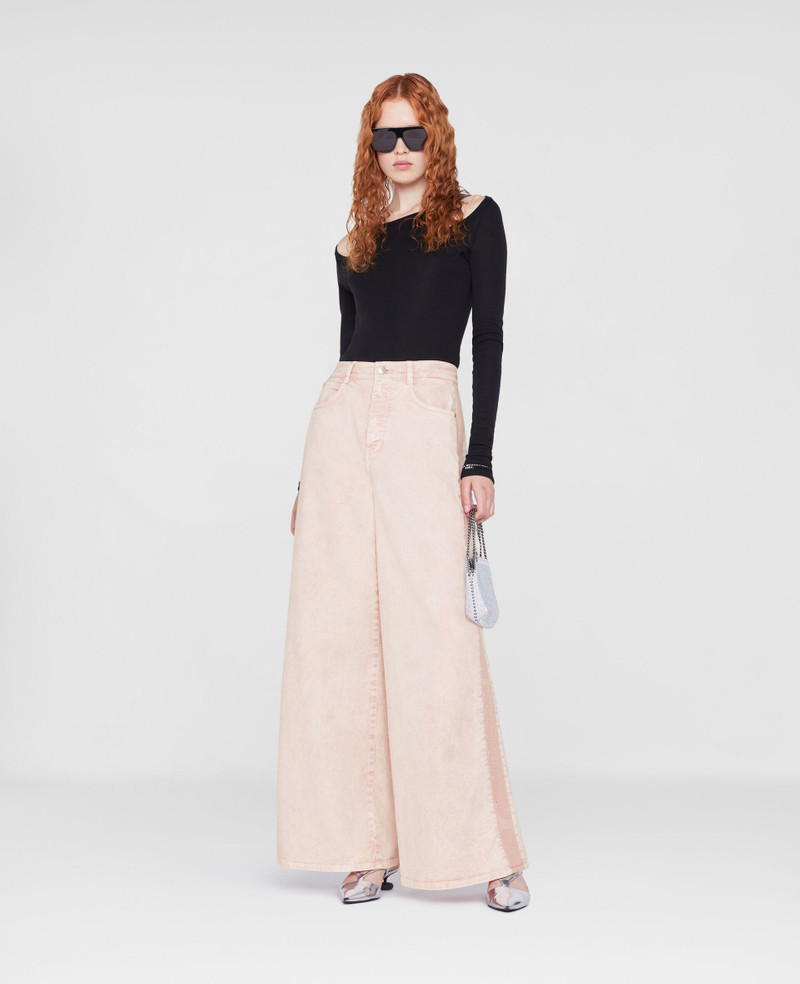 Stella McCartney Logo Flared Denim Pants outlook