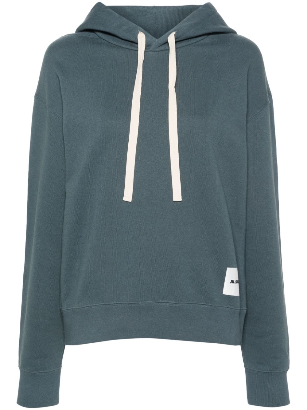 appliquÃ©-logo cotton hoodie - 1