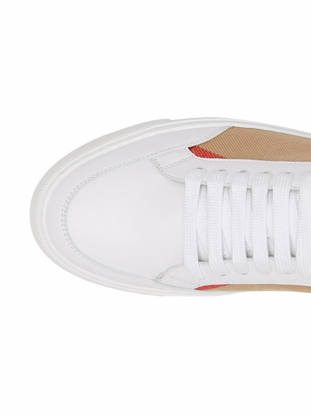 Burberry Women Check Leather Sneakers - 2