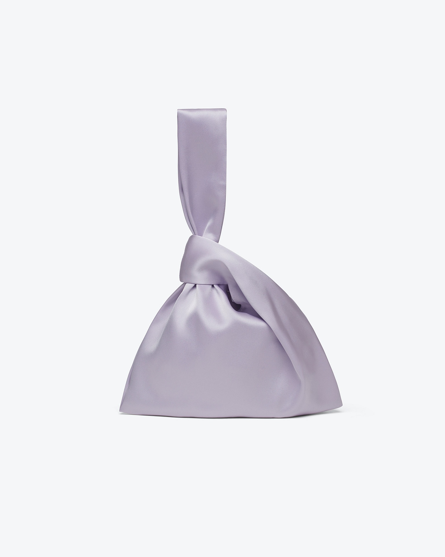 JEN - Slip satin clutch - Lilac - 3
