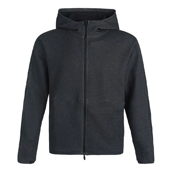 Nike Yoga Full Cardigan Training Hooded Jacket Men's Black CU6261-010 - 1