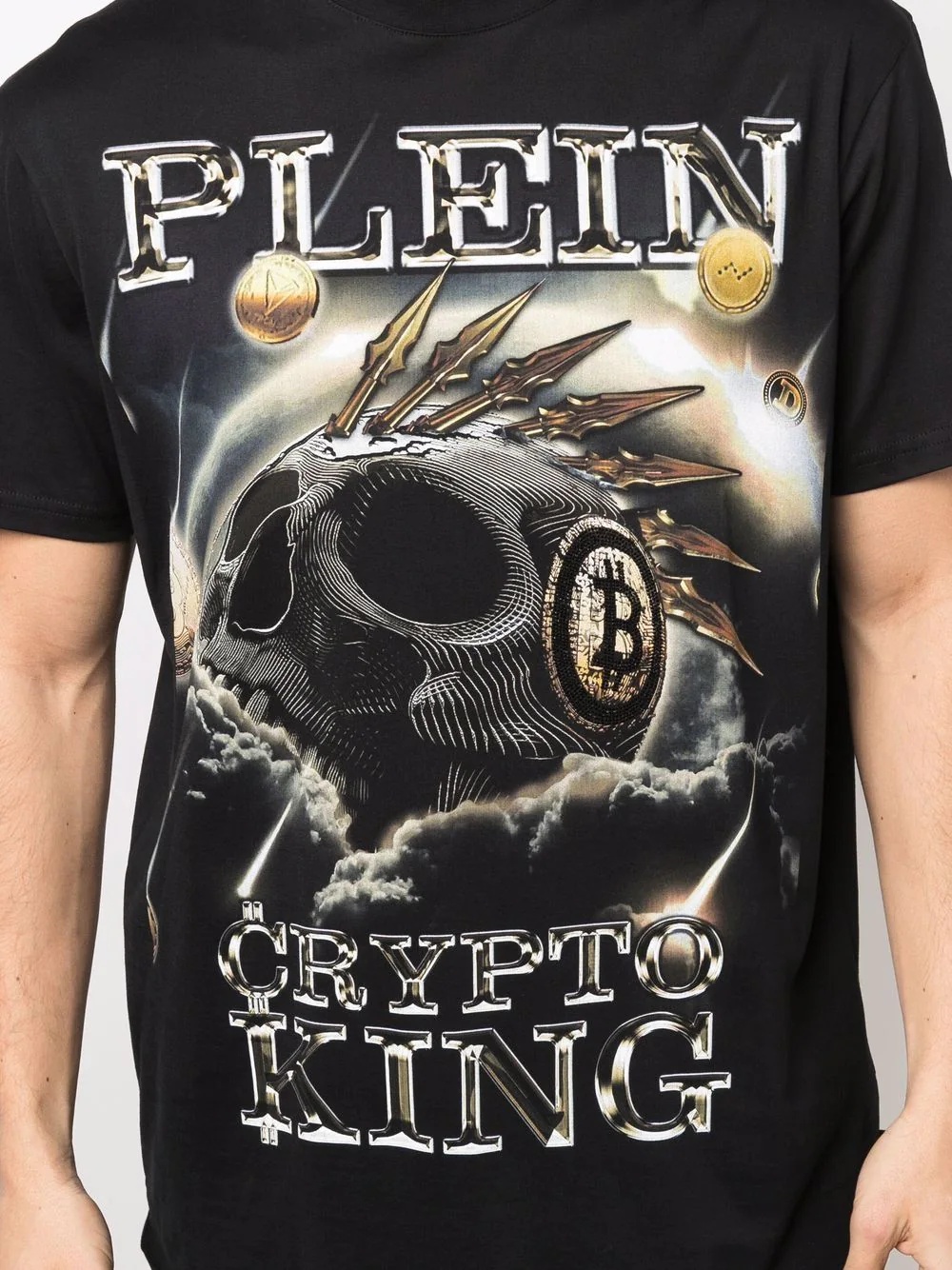 'Crypto King' cotton T-shirt - 5