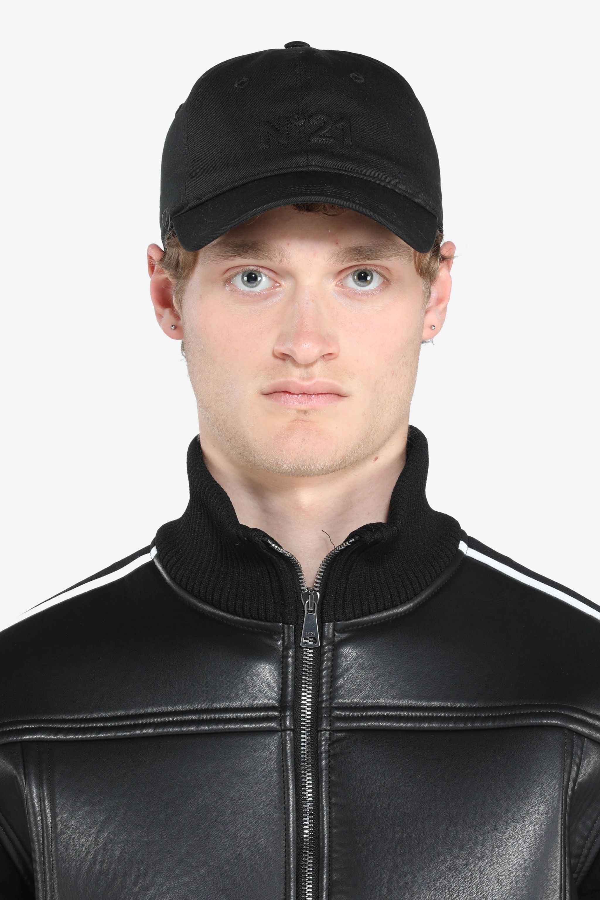 LOGO-EMBROIDERED COTTON CAP - 1