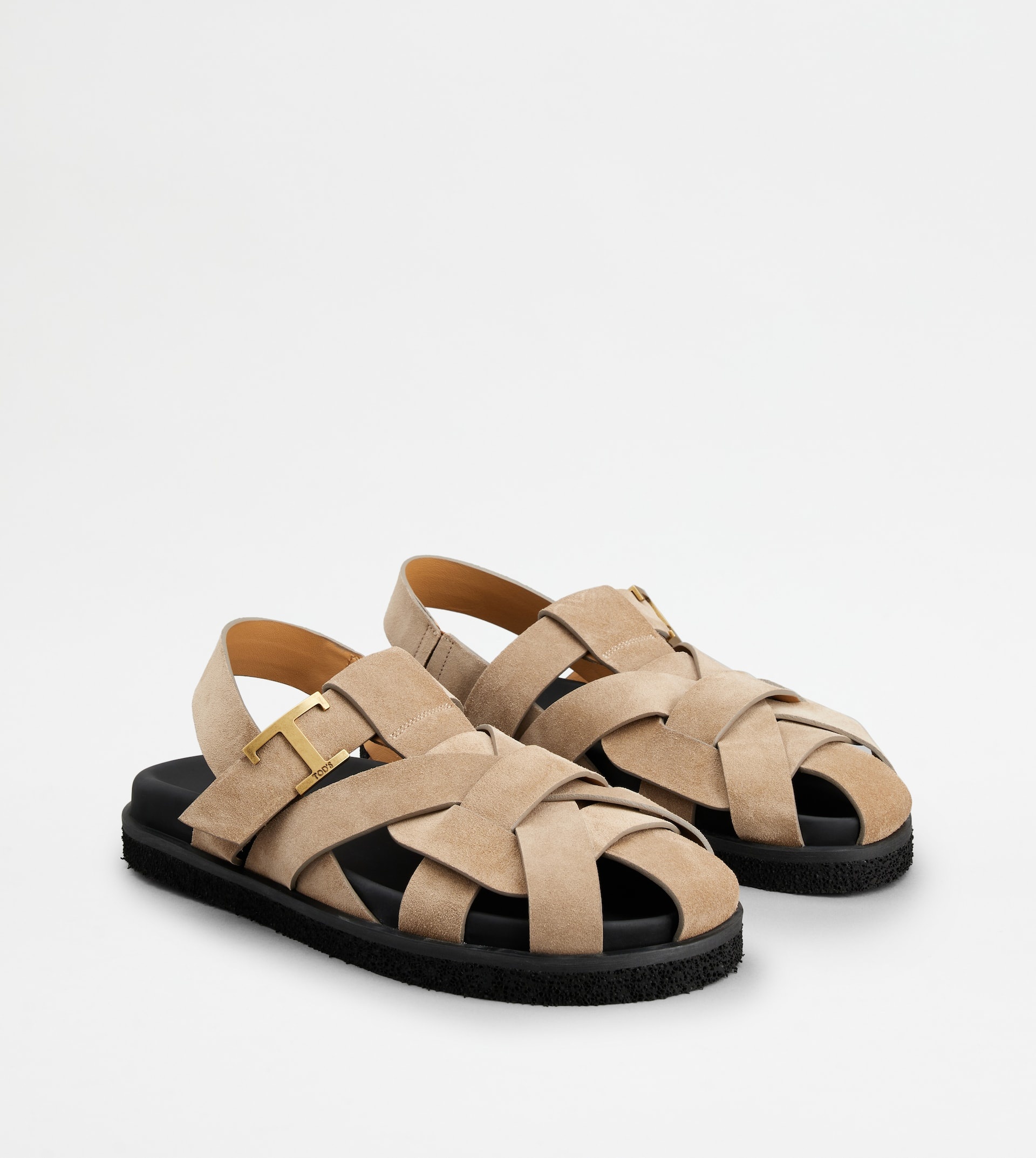 T TIMELESS SANDALS IN SUEDE - BROWN - 3