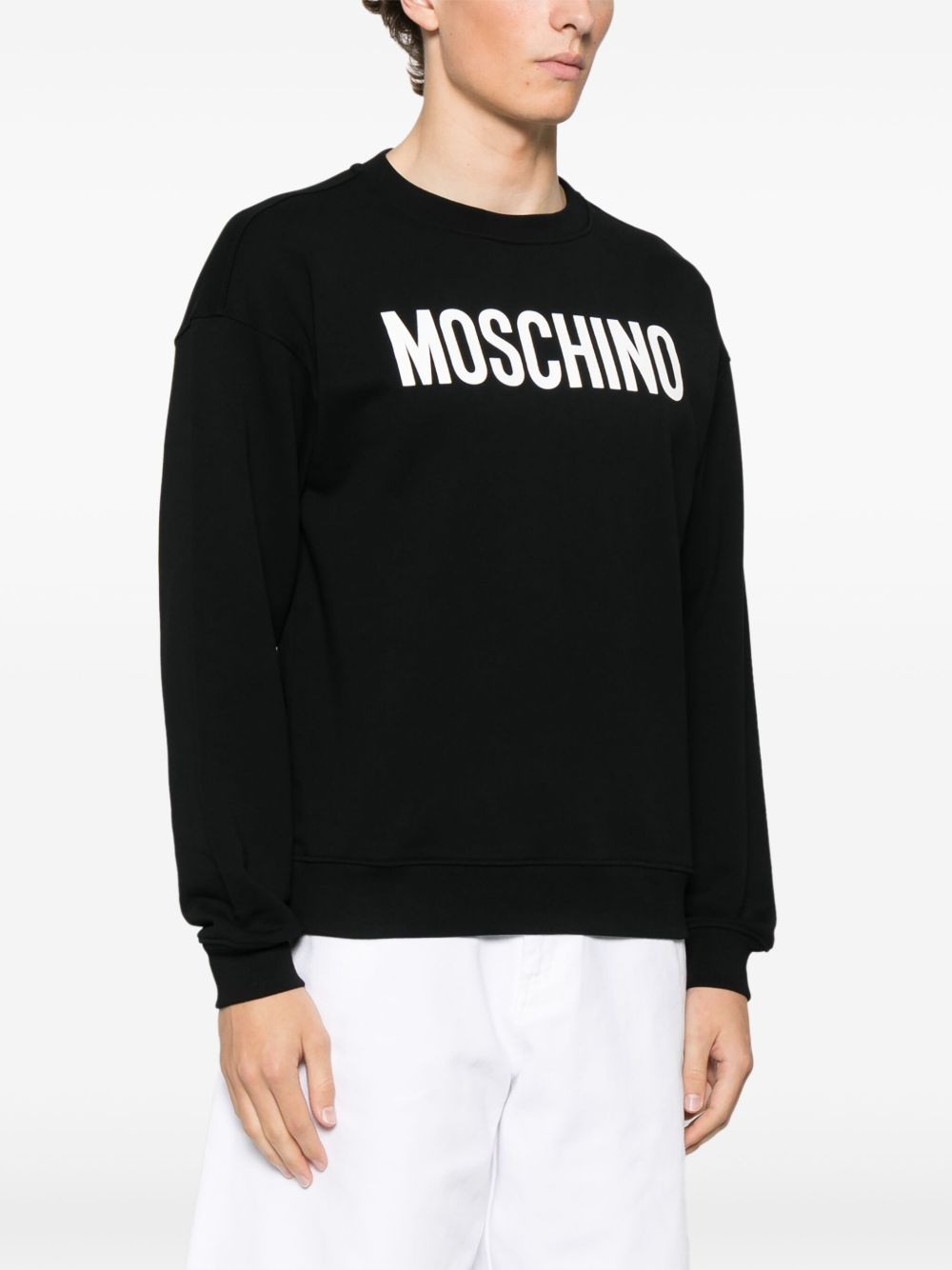 logo-print sweater - 3