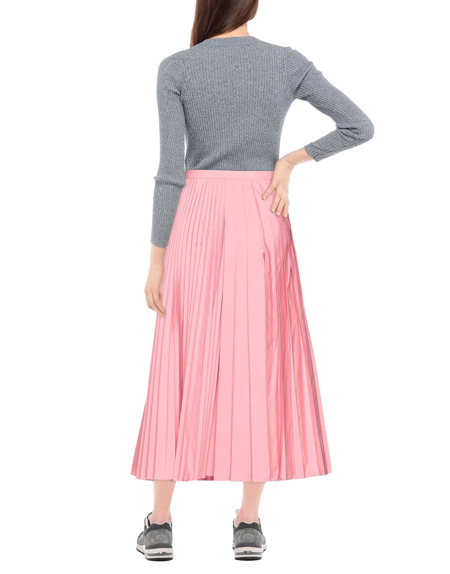 Pink Women's Midi Skirt - 3