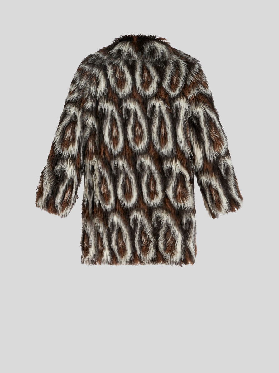 PAISLEY JACQUARD COAT - 5