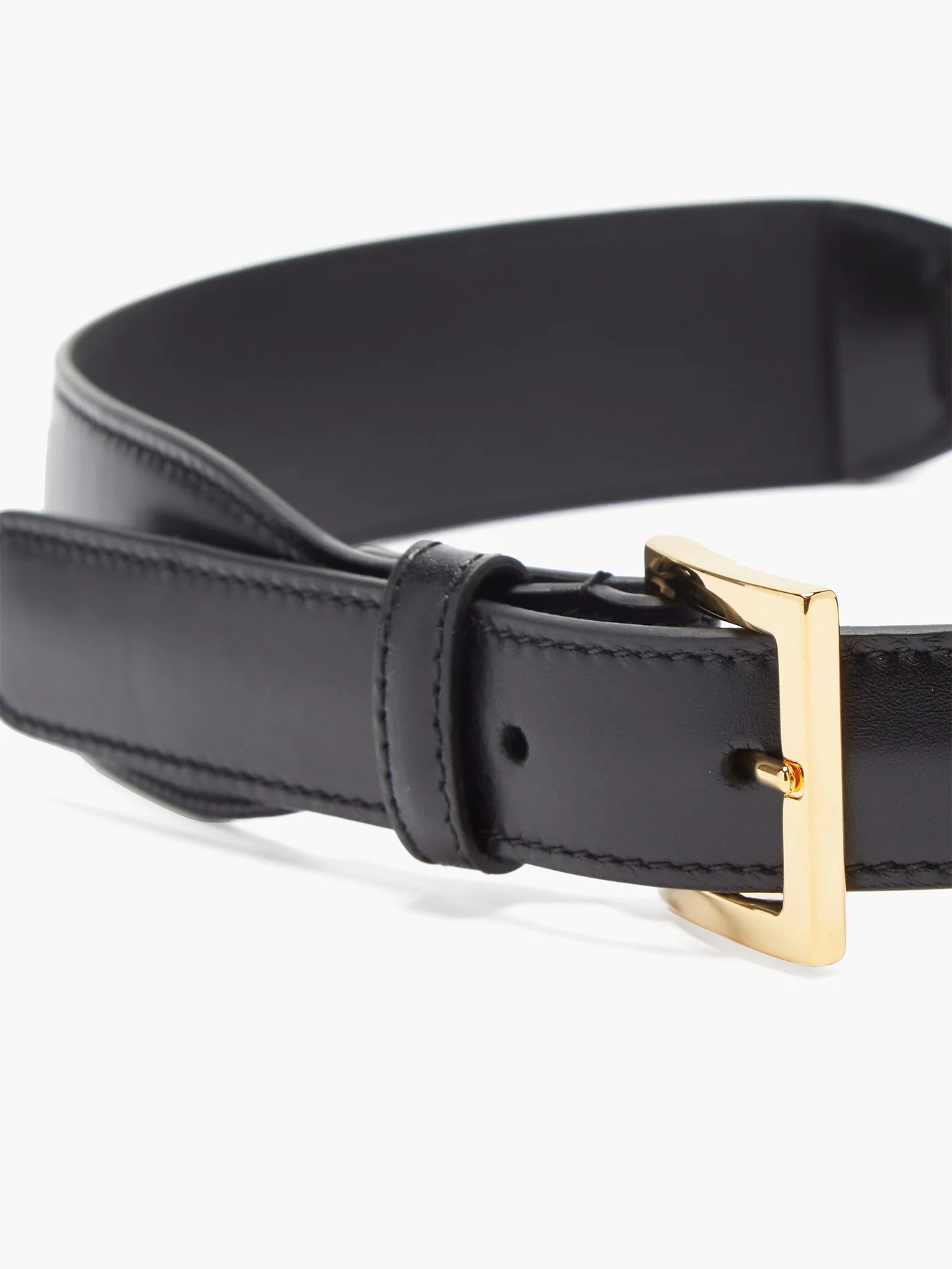 Horsebit leather belt - 4