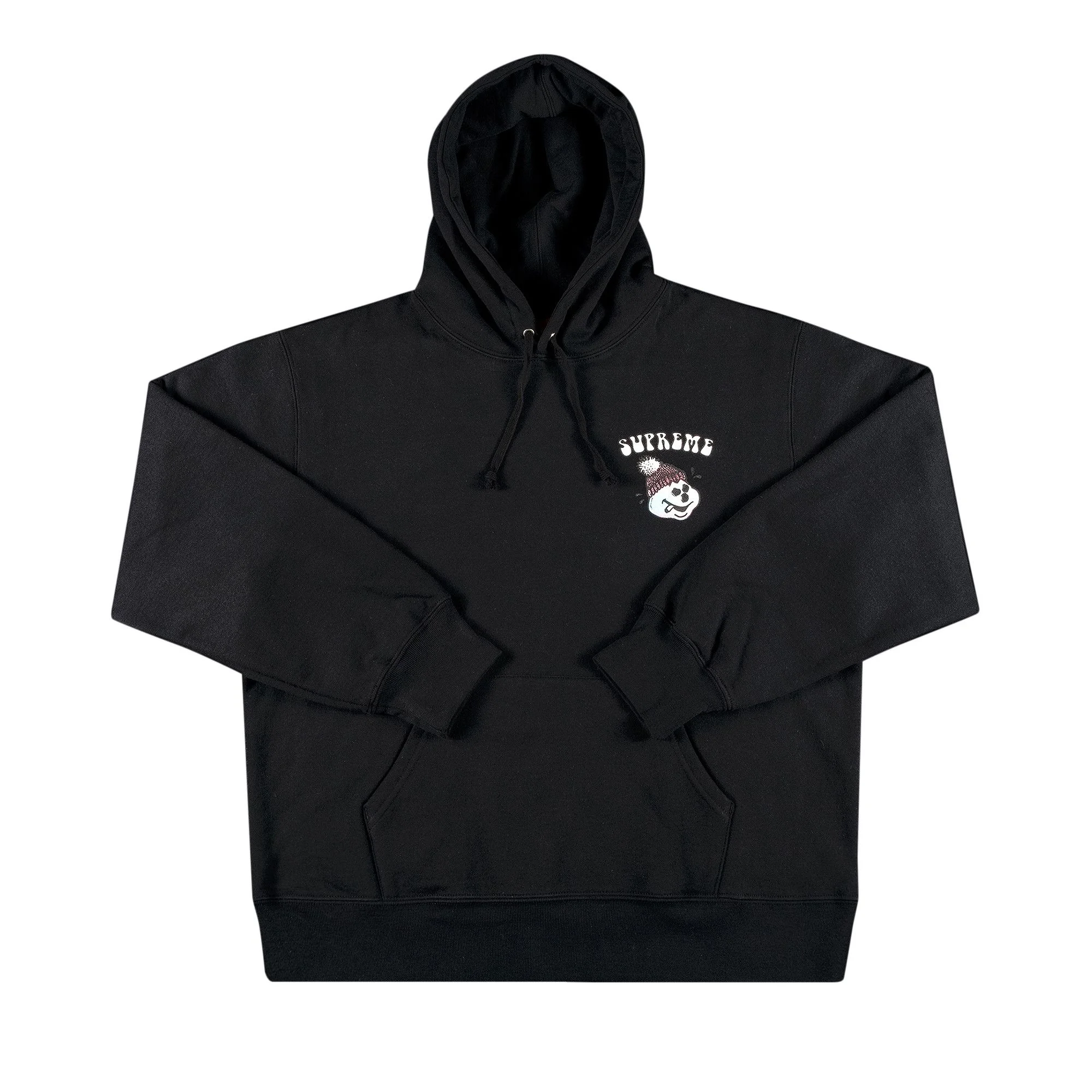 Supreme Snowman Hooded Sweatshirt 'Black' - 1