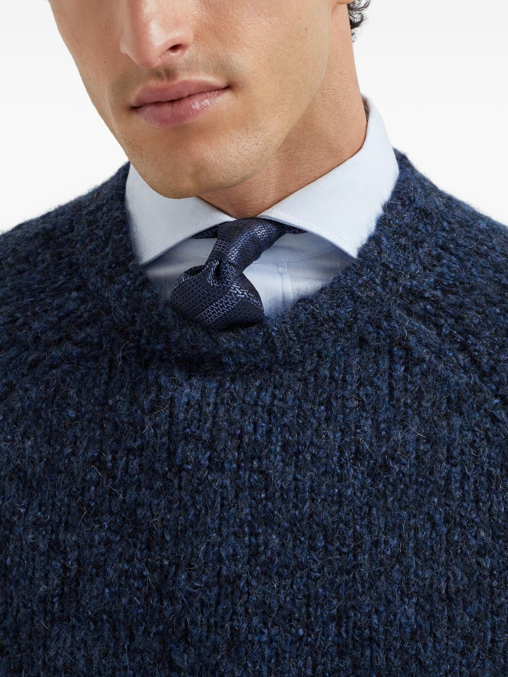 striped silk neck tie - 3