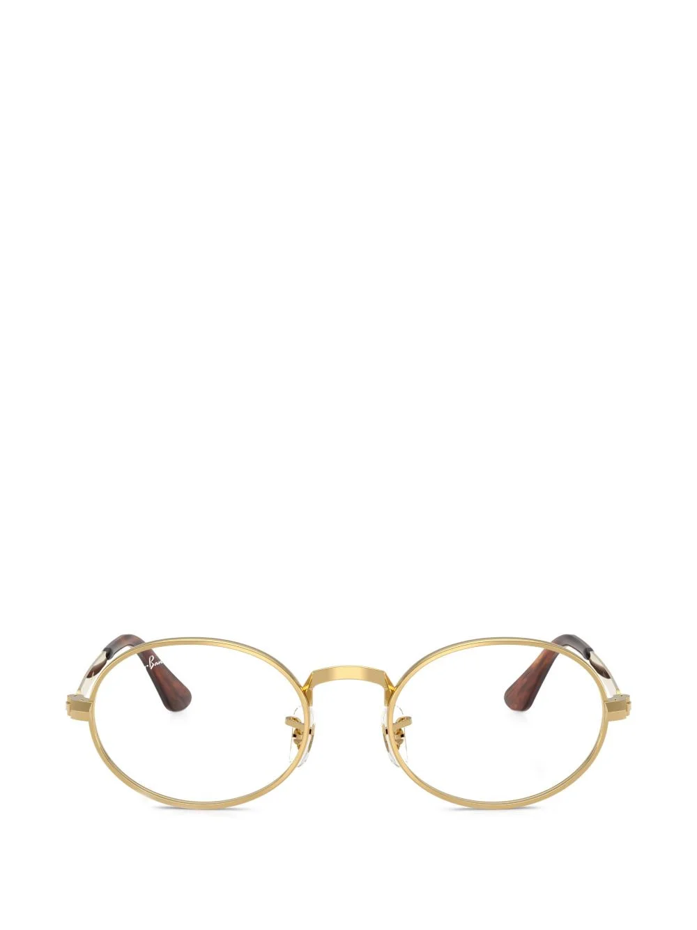 oval-frame glasses - 1